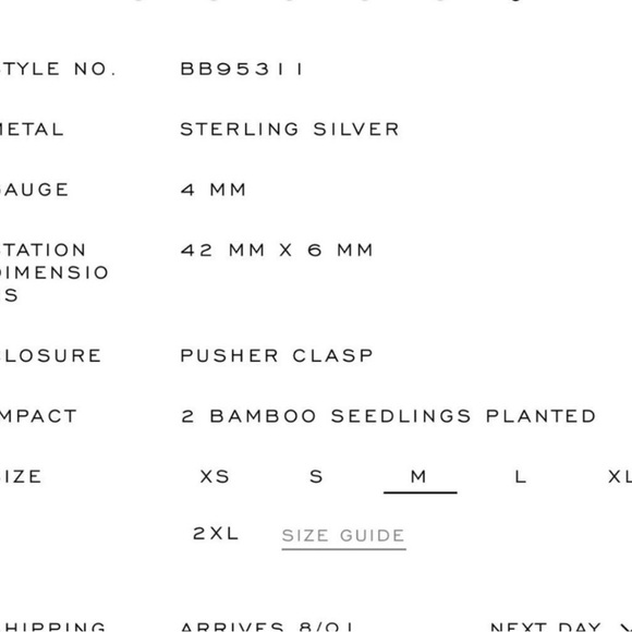 John hardy bamboo bracelet - Picture 5 of 5